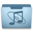 Ocean Blue Music Icon 48x48 png